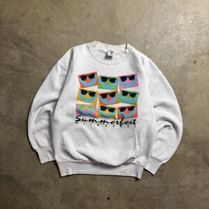 White Graphic Men's Sweater